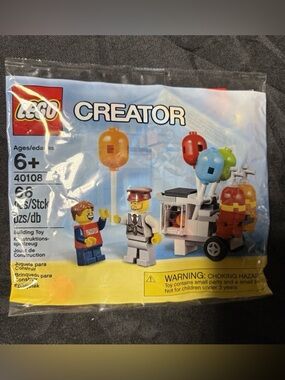 LEGO CREATOR 40108 Balloon Cart New Sealed Retired GWP Polybag